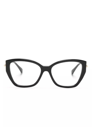 Max Mara Eyewear logo-engraved cat-eye glasses - Black