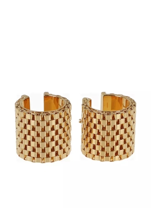 Jil Sander chain-link hoop earrings - Gold