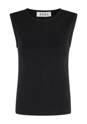 Róhe ribbed sleeveless top - Black