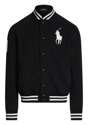 Polo Ralph Lauren Polo Pony fleece baseball jacket - Black
