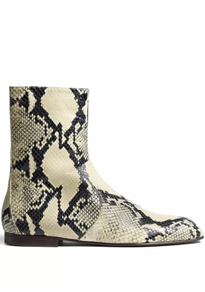 KHAITE Colt ankle boots - Neutrals