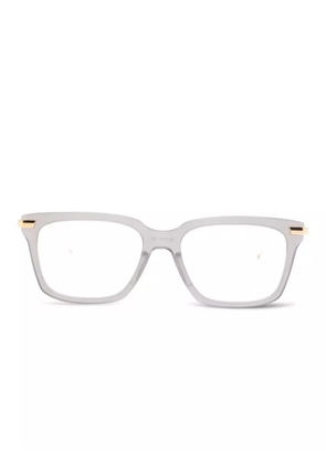 Thom Browne Eyewear rectangle-frame glasses - Grey