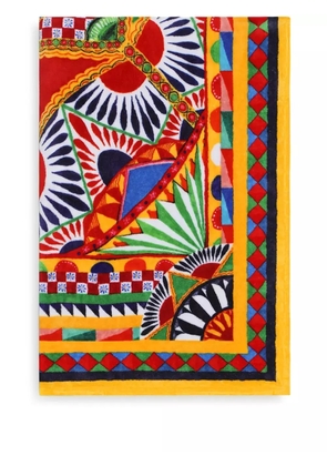 Dolce & Gabbana terry cotton beach towel - Yellow