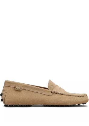 Tod's leather loafers - Neutrals