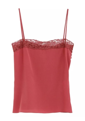Chloé lace-trimmed camisole top - Pink