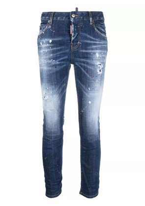 DSQUARED2 bleached skinny jeans - Blue