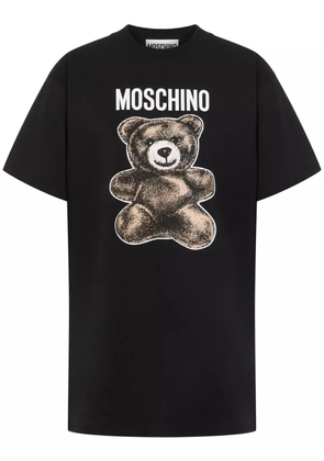 Moschino teddy bear-print T-shirt - Black