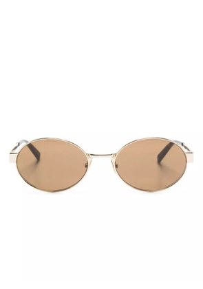 Saint Laurent Eyewear 692 oval-frame sunglasses - Brown
