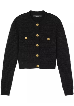 Versace tweed bouclé jacket - Black