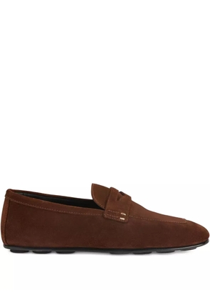 Giuseppe Zanotti Cristophe suede loafers - Brown