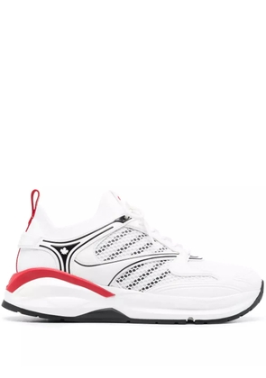 DSQUARED2 x Dash panelled low-top sneakers - White