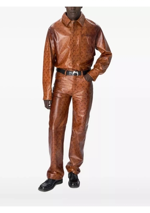 Marine Serre Moon shirt - Brown