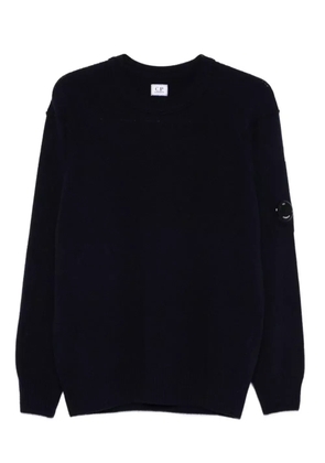 C.P. Company lens-detail crew-neck sweater - Blue