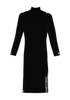 Elisabetta Franchi turtleneck dress - Black