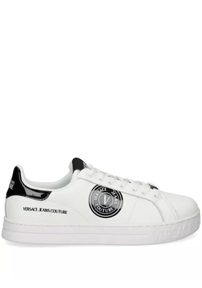 Versace Jeans Couture leather sneakers - White