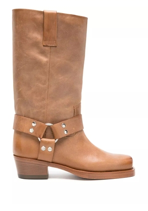 Paris Texas Roxy 50mm leather boots - Brown