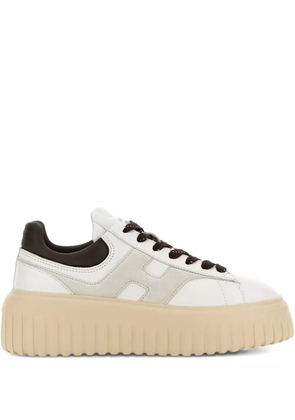 Hogan platform leather trainers - White