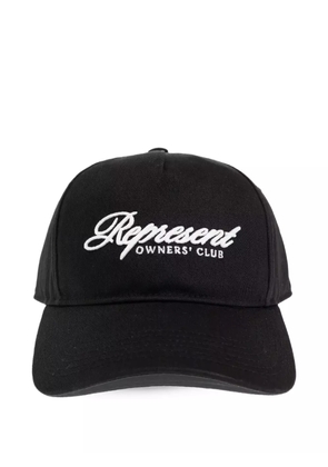 Represent script-logo baseball cap - Black