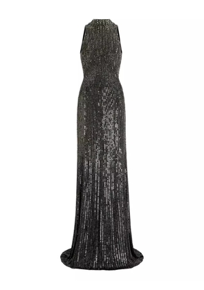 Jenny Packham Benue sequin-embellished maxi dress - Black