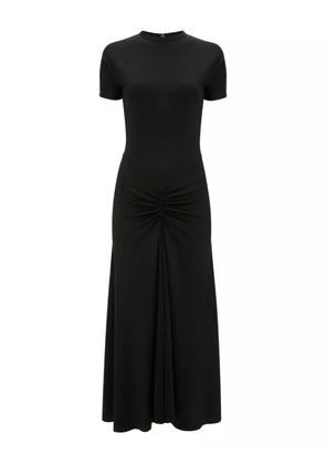 Victoria Beckham gathered waist midi dress - Black