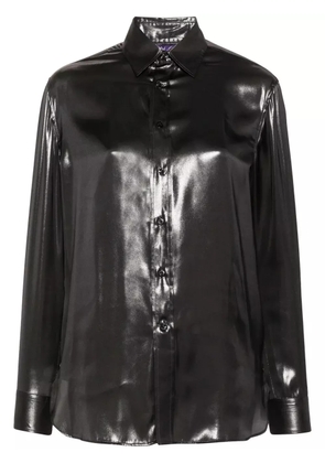 Ralph Lauren Collection Adrien lamé-effect shirt - Grey