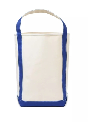 TEMBEA two-tone tote bag - White