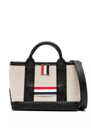 Thom Browne mini Tool leather tote bag - Black