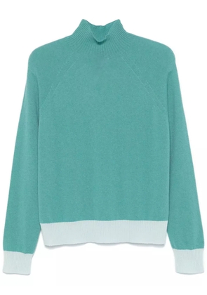Emporio Armani two-tone sweater - Green