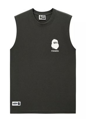 FINGERCROXX graphic-print muscle vest - Green