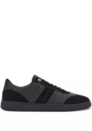 Ferragamo logo-debossed low-top sneakers - Black