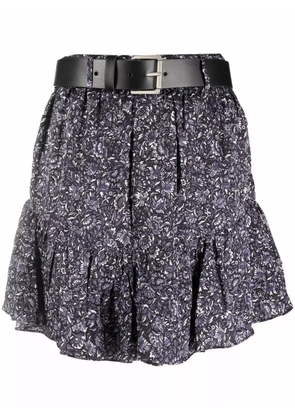 Michael Michael Kors belted-waist skirt - Black