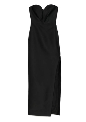 Roland Mouret sweetheart-neck taffeta gown - Black