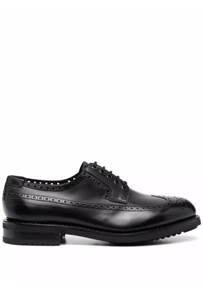 Ferragamo Marcus perforated brogues - Black