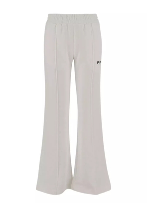 PINKO embroidered elasticated trousers - Neutrals