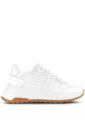 Hogan panelled leather sneakers - White