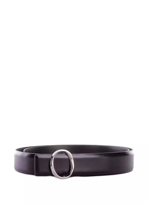 Orciani buckle-fastening leather belt - Black