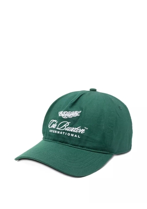 COLE BUXTON logo-embroidered cap - Green