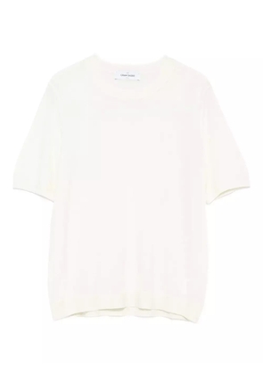 Gran Sasso short-sleeve knit top - White
