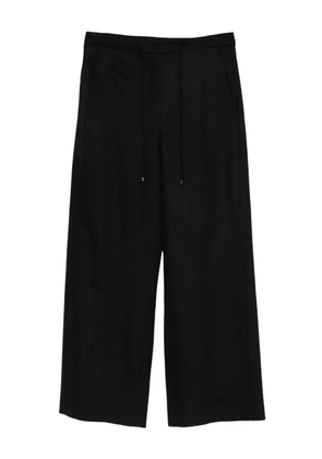 'S Max Mara drawstring straight-leg trousers - Black