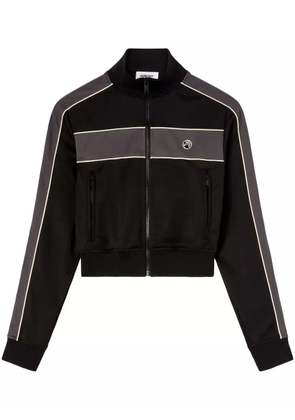 AMBUSH zip-up striped sweatshirt - Black