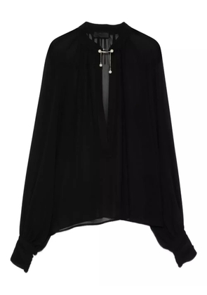 LIU JO embellished blouse - Black