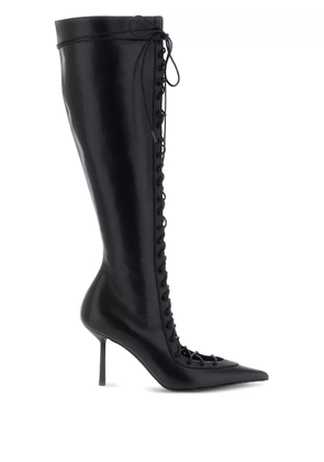 Le Silla 95mm Colette lace-up pointed boots - Black