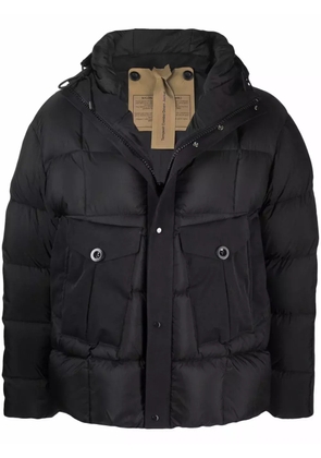 Ten C hooded padded jacket - Black
