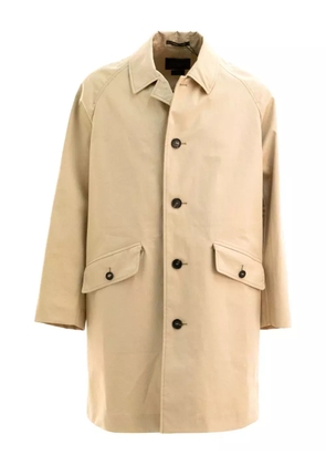 Montedoro button-pocket coat - Neutrals