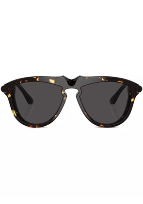 Burberry Eyewear tortoiseshell-effect round-frame sunglasses - Brown