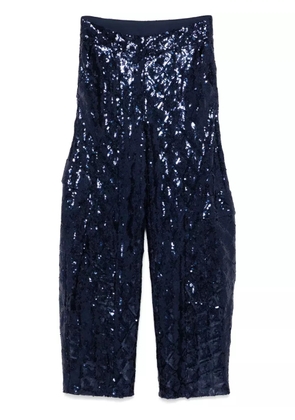 ROTATE BIRGER CHRISTENSEN sequinned cargo pants - Blue