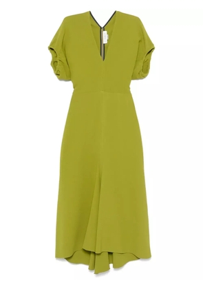 Victoria Beckham crepe midi dress - Green