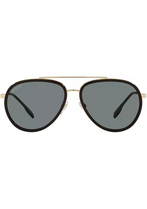 Burberry Eyewear Oliver pilot sunglasses - Gold