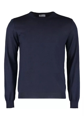 THE (Alphabet) crew-neck cashmere jumper - Blue