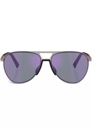 Prada Eyewear Linea Rossa sunglasses - Silver